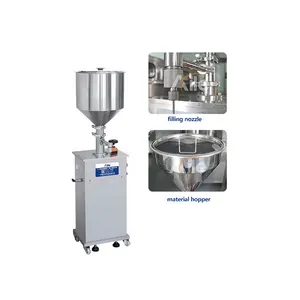 filling machine manual oil butter liquid cream lotion cosmetic Lip gloss mascara paste filling machine