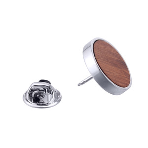 Quantité minimale de commande bas pour hommes beau cadeau d'affaires de boutons de manchette en bois de palissandre - Product Image 5