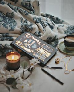 Diario di Lettura con Copertina Rigida LABON, Formato A5, Tracker per Recensioni di <span class=keywords><strong>Libri</strong></span>, Foglia Oro, Layout Interno Personalizzato, Carta Premium, Registro - Product Image 4