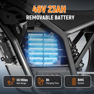 <span class=keywords><strong>Moto</strong></span> électrique <span class=keywords><strong>tout</strong></span>-<span class=keywords><strong>terrain</strong></span> Qlife Vela E8 3500W 40Mph avec suspension intégrale, <span class=keywords><strong>moto</strong></span> <span class=keywords><strong>tout</strong></span>-<span class=keywords><strong>terrain</strong></span> - Product Image 3