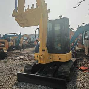 Mini excavatrice Komatsu PC55MR d'origine japonaise hydraulique utilisée de type chenille efficace avec composants principaux moteur et moteur - Product Image 2