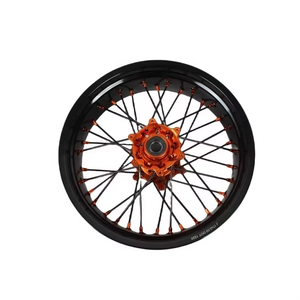 Rueda Delantera Supermoto de 17 Pulgadas 17x3.5 para FS450 <span class=keywords><strong>FS</strong></span> <span class=keywords><strong>450</strong></span> <span class=keywords><strong>2023</strong></span>, Bujes de Aluminio CNC, Llantas con Colores Personalizables, Kit de Ruedas de Carreras Motard - Product Image 4