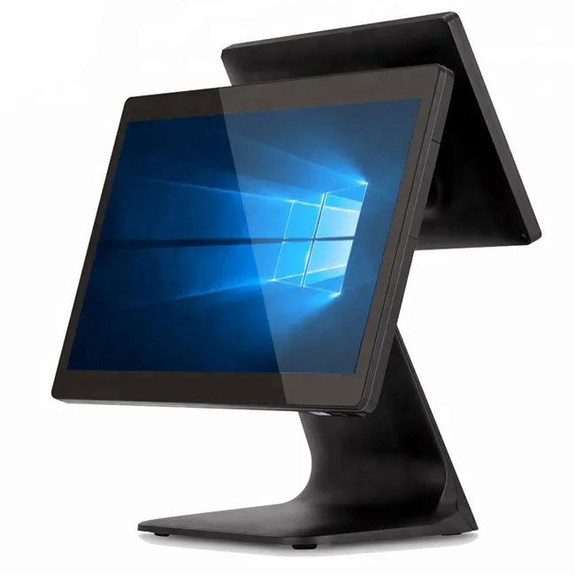 Sistema POS de pantalla Dual, todo en uno, Windows/Android, 15,6 "o VFD