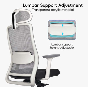 Silla Ejecutiva Ergonómica Giratoria <span class=keywords><strong>de</strong></span> Malla para Oficina, Silla Vibratoria para Computadora, Venta al Por Mayor - Product Image 5