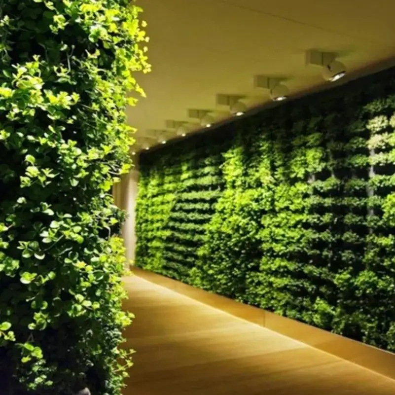 Macetas de pared colgantes apilables, macetas de jardín Vertical, Material PP, sistema de pared verde para interiores y exteriores para Centro Comercial