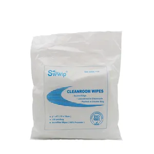 Industrial Dry Cleaning Optical Lens Micro Fiber Cleanroom Wipes