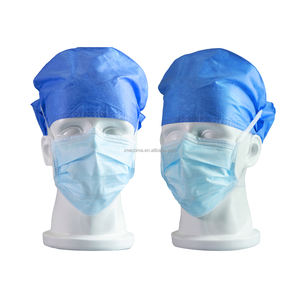 Mascarillas médicas azules de alta calidad al por mayor, 50 unidades por caja, mascarillas desechables no tejidas de 3 capas - Product Image 1