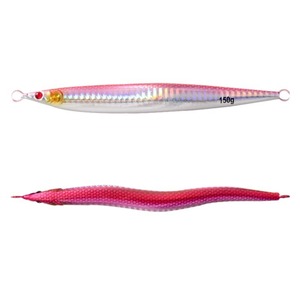 Señuelo de Pesca Tipo Lápiz de 150g, con Pluma Luminosa BKK y Doble Anzuelo, para Pesca de Lubina en Aguas Medias - Product Image 1