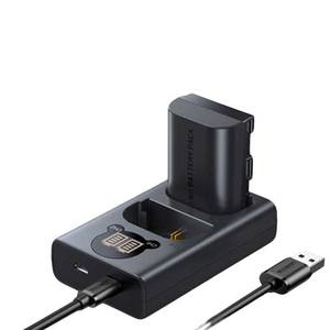 UGREEN LP-E6NH 1940/2150mAh แบตเตอรี่กล้องแบบชาร์จไฟได้ Li-ion สำหรับ Canon EOS R5/R6/R7/5D4/6D2/90D/80D พร้อมการชาร์จแบบ Type-C - Product Image 2