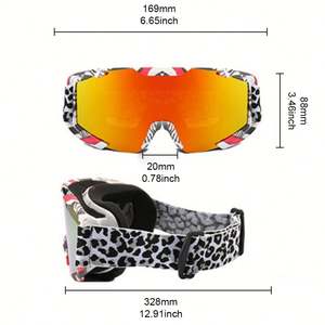Gafas de Esquí Deportivas con Logotipo Personalizado, Resistentes al Viento, Antivaho, Protección UV, para Hombre y Mujer - Product Image 3