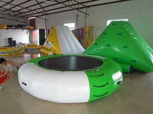 Xinyue barato nuevo inflable agua <span class=keywords><strong>Blob</strong></span> trampolín piscina juegos con bomba de aire PVC fácil configuración diversión flotante - Product Image 2
