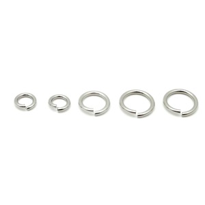 แหวนวงเปิดสแตนเลส Anno Jewelry หลายขนาด สำหรับทำสร้อยข้อมือ สร้อยคอ อุปกรณ์ทำเครื่องประดับ - Product Image 3