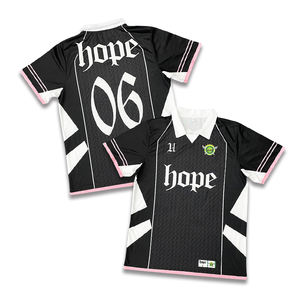 Diseño personalizado impresión azul cuello diferente sublimación burelage camiseta de fútbol - Product Image 3