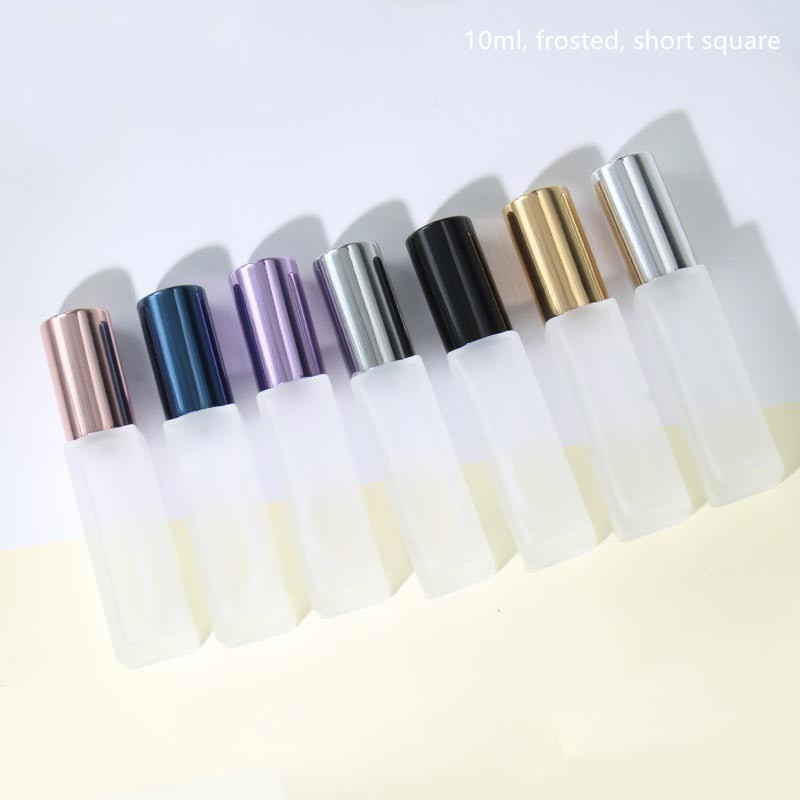 frosted, short square