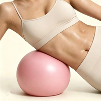 Ballon de yoga mini de haute qualité de 20 cm avec pompe, en PVC souple et épaissi, écologique, pour l'entraînement du tronc et le Pilates