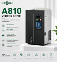 Variateur de fréquence vectoriel AC-DC-AC REETIN A810 à double puissance 45KW-75KW, gamme complète 3Ph 380V pour moteurs et équipements industriels lourds