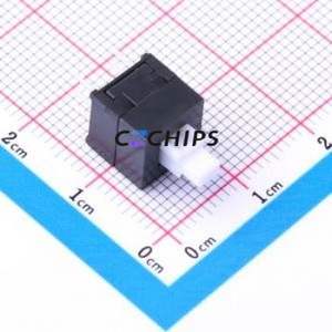 YTSPS-22E85L1 Push Button Switch Through hole Switch Double Pole Double Throw Self-Locking Rectangle Plunger Through Hole - Product Image 1