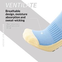 Chaussettes de football personnalisées en tricot d'automne confortables, antidérapantes et respirantes pour hommes, en spandex/polyester