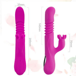 Beheizbarer Rabbit-<span class=keywords><strong>Vibrator</strong></span> USB-Aufladbar G-Punkt-Dildo 10 Frequenzen Wasserdicht Klitorale Stimulation Erotikspielzeug für Frauen - Product Image 2