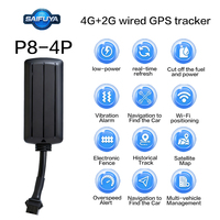 Localizador GPS para Vehículos P8-4P con Cable, 4G, 2G, LTE, GSM, GLONASS, WiFi, Geo-Fence, Montaje en el Tablero, 1 Año de Garantía