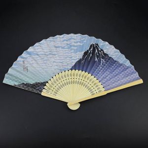 High Quality Bamboo Silk Paper Hand Fans Event Crafted Quality Hand Fans - Product Image 3