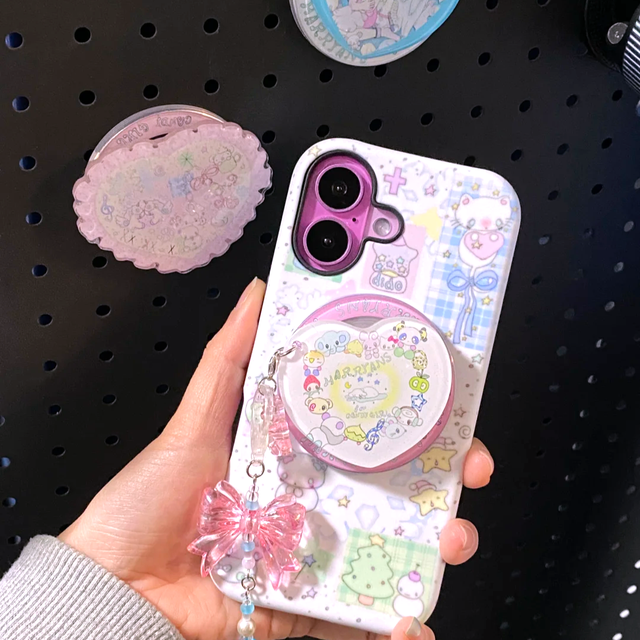 Custom Your Own Design Acrylic Phone Holder Cute Anime Magnet Sublimation Magsafe Phone Grip Plastic Crafts