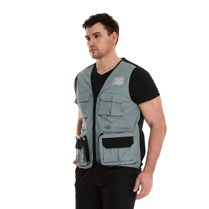 Gilet de pêche à la mouche multi-poches extérieur utilitaire pour le travail chasse tir randonnée escalade voyage Safari photographie - Product Image 1
