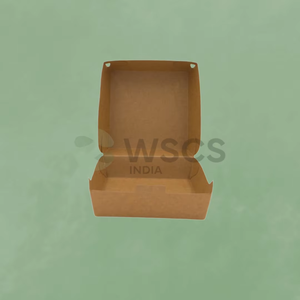 Caja de Papel para Hamburguesas Marrón de Alta Calidad, con Forro de Esponja, Reutilizable, Biodegradable, para Empaque Ecológico, Portátil para Comida Caliente/Fría - Product Image 6