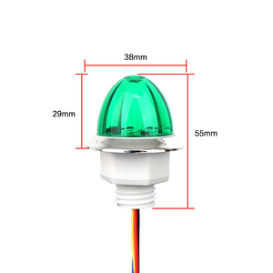 Faro LED a Stella di Melone 1W 12-24V, Faretto a Stella di Cristallo Ambra Rosso Blu Stroboscopico per Camion, Rimorchi, Autocarri, Barche, Autobus - Product Image 3
