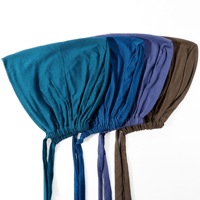 ALICE OEM Modal Bonnet Penutup Rambut Dalaman Wanita Turban Elastis Adjustable Ikat Belakang Bahan Jersey Katun Hijab Cap