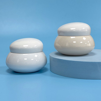 Béret vide de luxe 200g PET plastique cosmétique corps gommage baume crème hydratant emballage pot pour les soins de la peau