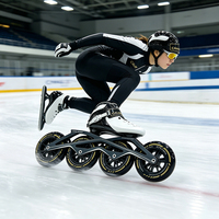 Patins à roulettes en ligne professionnels 90-110 mm, chaussures de vitesse en ligne, patins à roulettes professionnels pour adultes et enfants