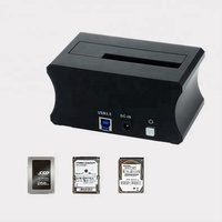 Harga pabrik aluminium 5gbps USB 3.0 kecepatan tinggi ke SATA Hard Drive eksternal stasiun dok untuk 2.5 atau 3,5 inci HDD, SSD