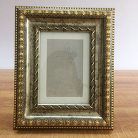 Cadre photo personnalisé en relief de style européen, doré, écologique, créatif et durable pour la décoration artistique