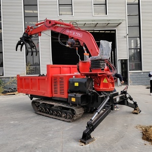 Remorque forestière hydraulique pour grue forestière, pour équipement de débardage, vente en gros - Product Image 1