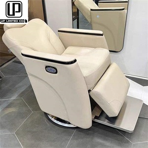 Sillas de Barbero Blancas de Acero Inoxidable de la Mejor Calidad para Producción en Fábrica a Gran Escala, Sillas de Peluquería de Acero Inoxidable - Product Image 1