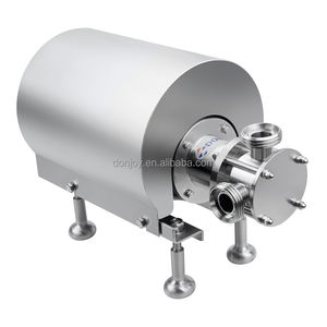 DONJOY санитарный ss316 резиновая Гибкая крыльчатка насос для перекачки вина с мобильной тележкой и частотным преобразователем VFD - Product Image 5