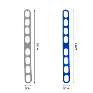 Tapa de silicona reutilizable de 54 cm con correa antisalpicaduras, diseño plegable transpirable y banda elástica para ollas y loncheras universales al por mayor - Product Image 4