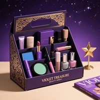 Étui de présentation en carton écologique imperméable avec logo personnalisé pour la présentation de produits de beauté, de maquillage, de parfums et de cosmétiques en boutique