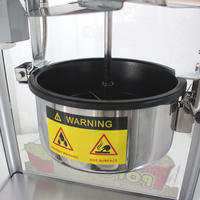 Máquina comercial de palomitas de maíz a gas de 8oz, Máquina Eléctrica de palomitas de maíz con aprobación CE, máquina automática de palomitas de maíz