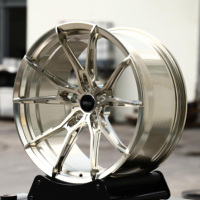 Rines Monobloque Forjados Personalizados de 19 20 21 22 Pulgadas, 5x112 5x114.3 5x120, Estilo RS Cóncavo Profundo para BMW, Mercedes, Audi, Porsche