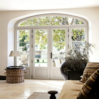 Ventanas y Puertas Francesas de Aluminio, Puertas Francesas Arqueadas