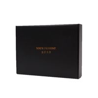 Boîte en carton ondulé noir antistatique recyclable en forme d'avion avec poignée, impression de logo personnalisée, emballage pour bougies et vêtements