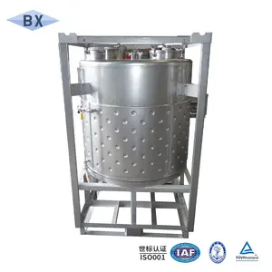 Best Selling 1000L Insulation Heat Preservation Chemical Viscous Liquid Storage Tank Cream Storage Vessel