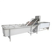 Multifunctionele automatische groentewasmachine met motor en pomp voor de verwerking van wortelen, fruit en maïs in verwerkingsbedrijven