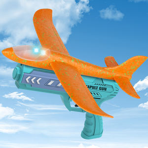 Nova catapulta avião de brinquedo 2 em 1, lançamento, avião, espuma de eva, armas de brinquedo para crianças - Product Image 4