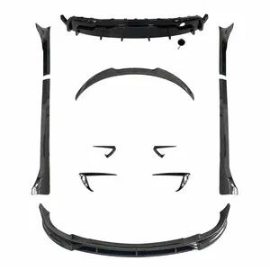 MODEL Y Body Kits Car Exterior Accessories Front Bumper lip Rear diffuser Spoiler Side Skirts for TESLA MODEL Y