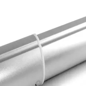 Tubos de aluminio con rosca anodizada, tubo telescópico negro personalizado, venta directa de fábrica