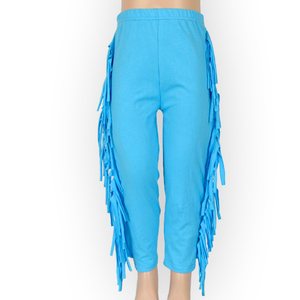 Vêtements à franges à imprimé numérique pour enfants, pantalons de fête pour filles de 8 <span class=keywords><strong>ans</strong></span> - Product Image 2