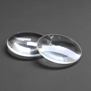 Сферические круглые 70 мм оптические стеклянные двойные выпуклые линзы biconvex